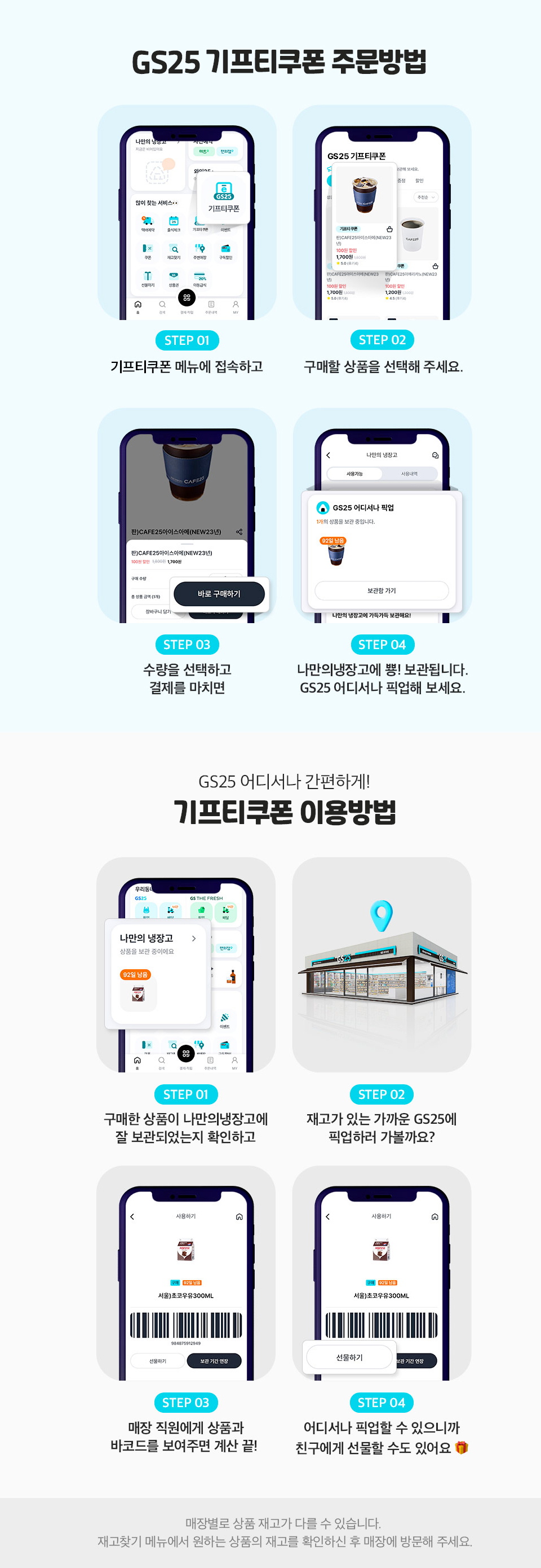 GS25 기프티쿠폰 주문방법,기프티쿠폰 이용방법